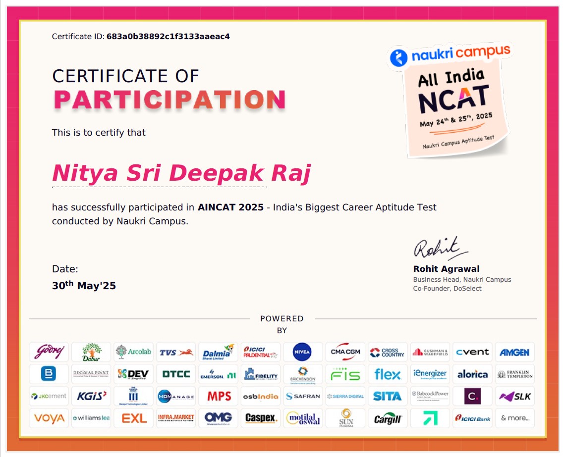 Hackathon Participation